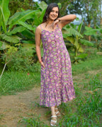 Lavender Strappy Dress