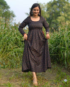 Raven Black Nursing Dress