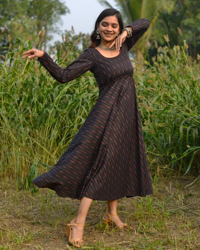 Raven Black Nursing Dress