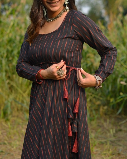 Raven Black Nursing Dress