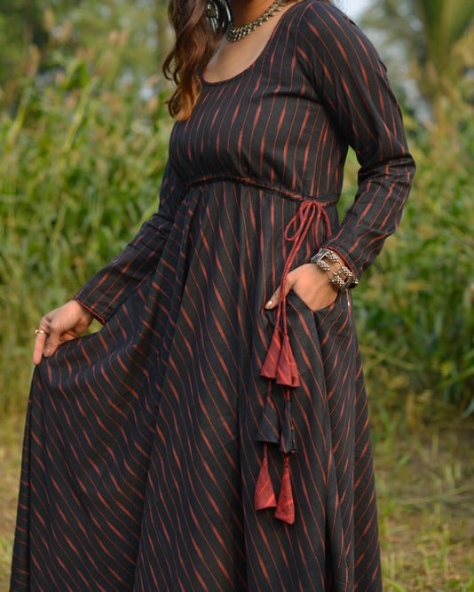 Raven Black Nursing Dress