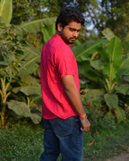 Starry Hot Pink Short Plus Size Dress