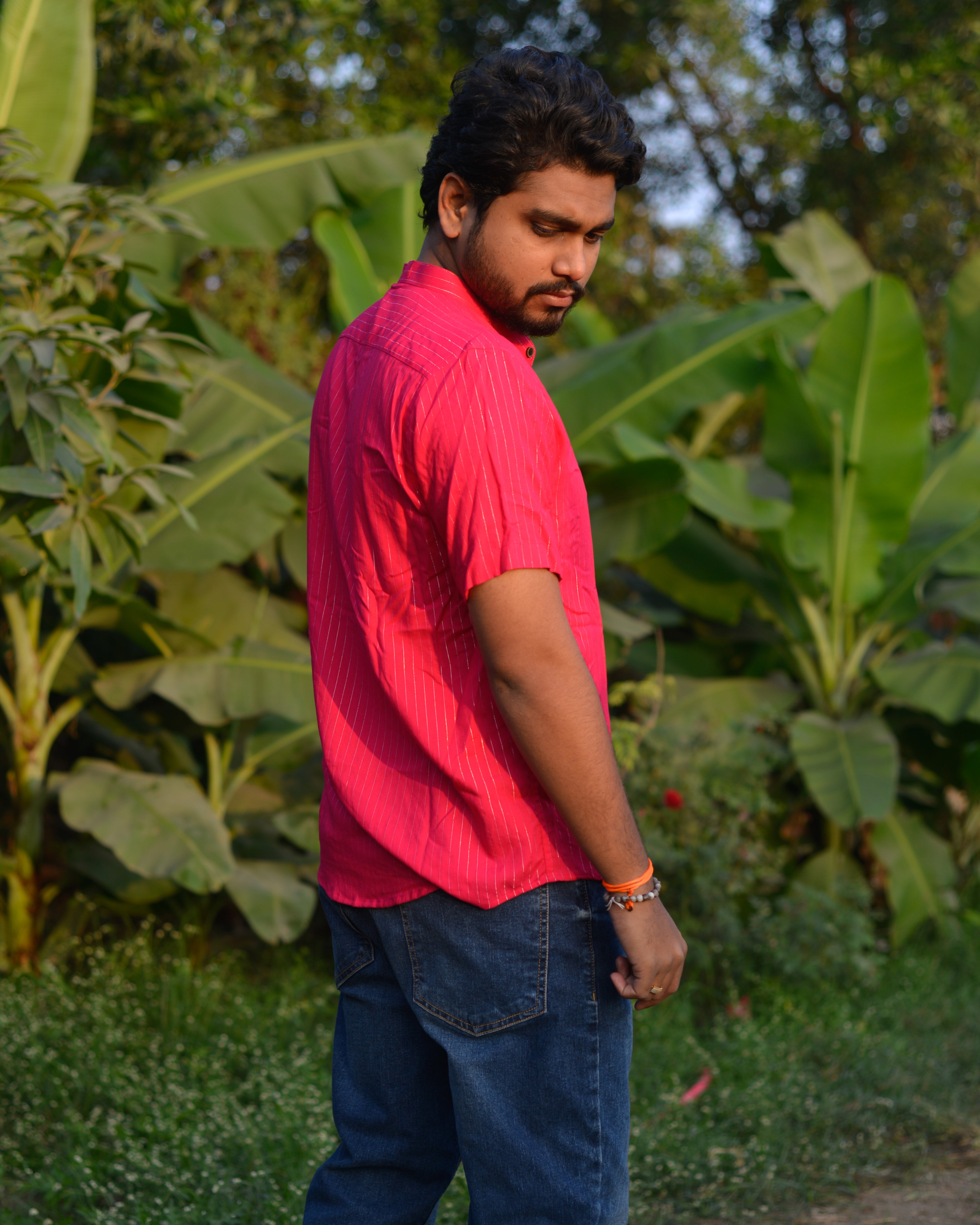 Starry Hot Pink Short Plus Size Dress