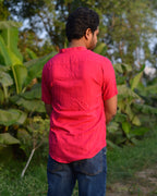 Starry Hot Pink Short Plus Size Dress