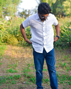 Humbly White Cutwork Shirt