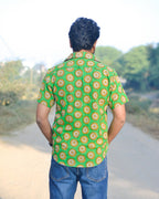 Green Pinwheel Shirt