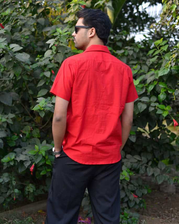 Cherry Red Empire Shirt