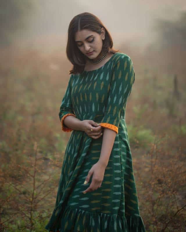 Pickle and Pine Frill Nursing Dress