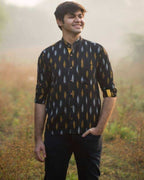 Bumblebee Black Ikat Shirt