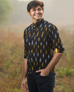 Bumblebee Black Ikat Shirt
