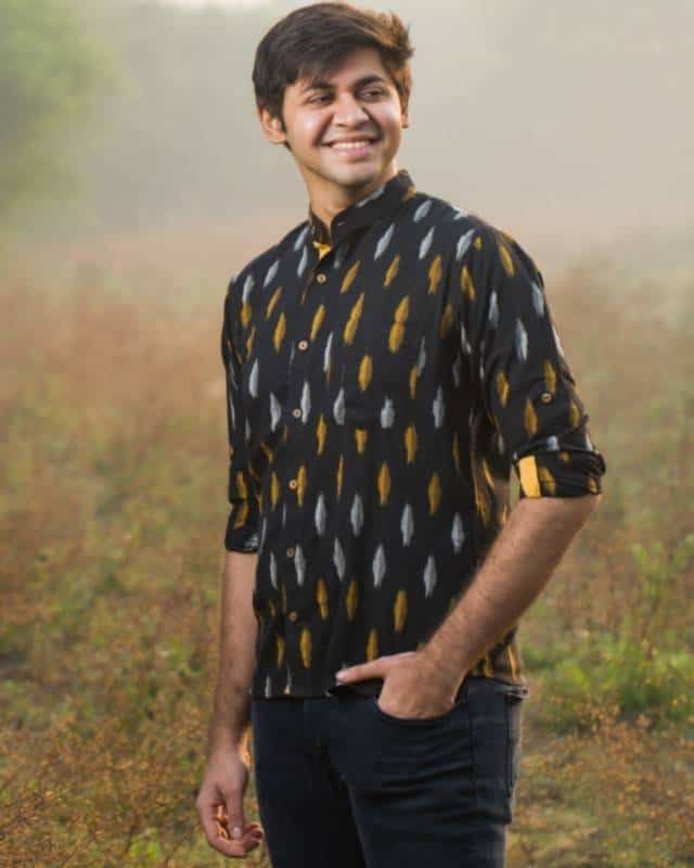 Bumblebee Black Ikat Shirt