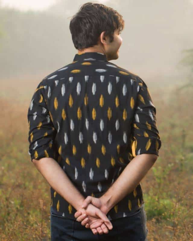 Bumblebee Black Ikat Shirt