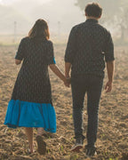 Ocean Black Frill Couple