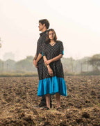 Ocean Black Frill Couple
