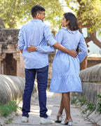 Sapphire Swirls Couple Set