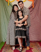 Black Aztec Jacket Family Set
