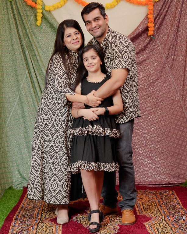 Black Aztec Jacket Family Set