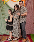 Black Aztec Jacket Family Set