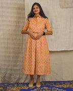 Dusty Orange Maternity Dress