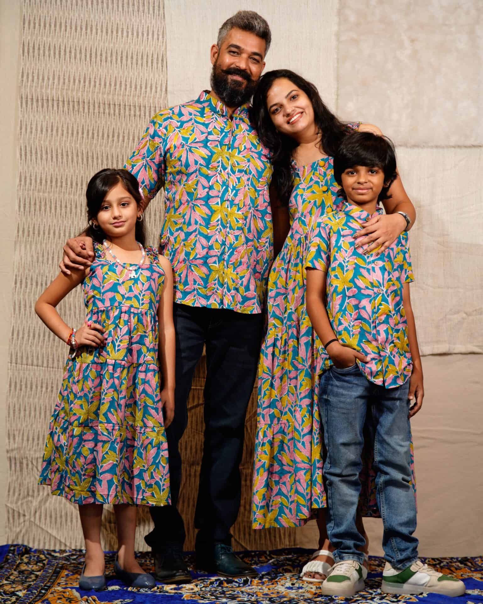 Tulip Vine Long Frill Family Set