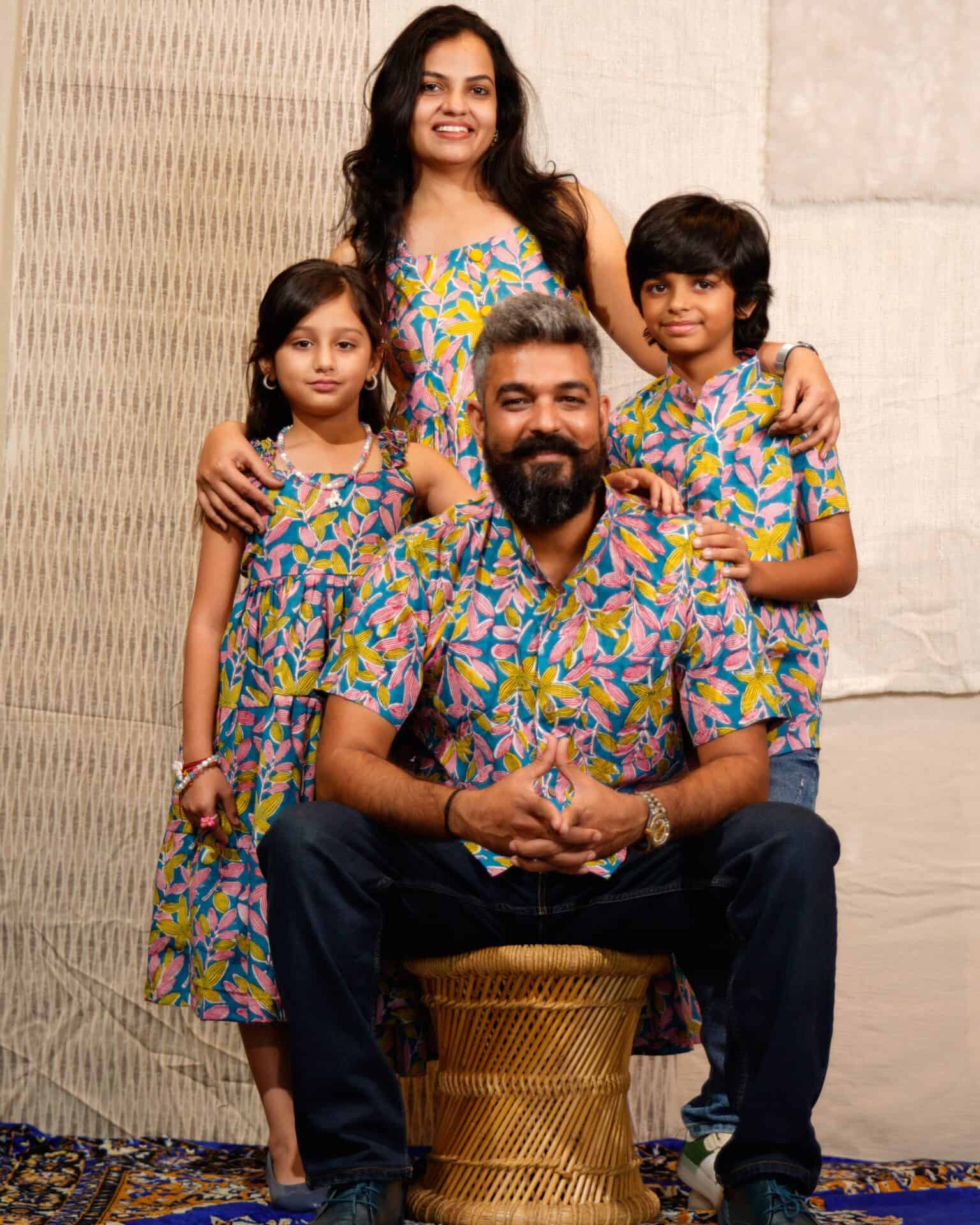 Tulip Vine Long Frill Family Set