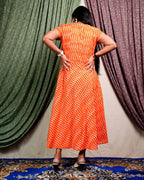 Arctic Orange Maternity Dress
