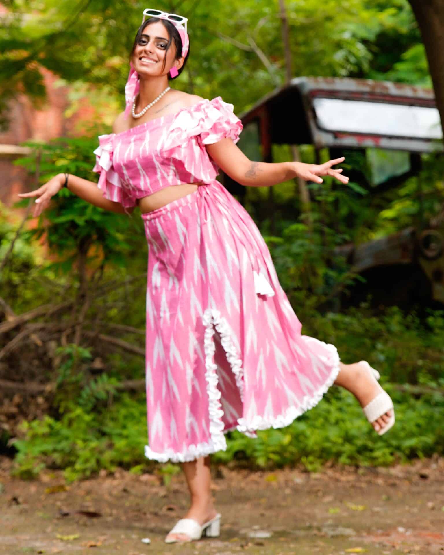 Pink Presence Retro Coord Set