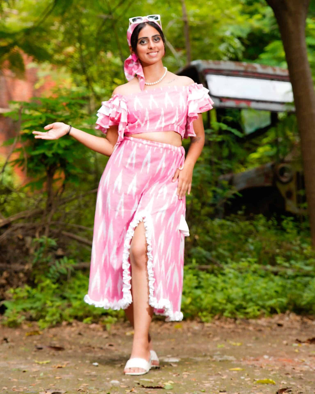 Pink Presence Retro Coord Set