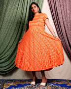 Arctic Orange Maternity Dress
