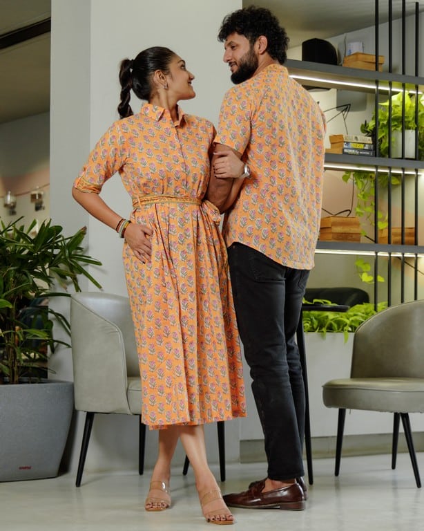 Dusty Orange Couple Set