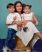 Starry White Short Family Set