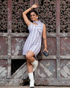 Purple Petunia Retro Dress