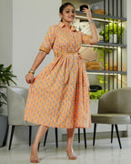 Dusty Orange Dress