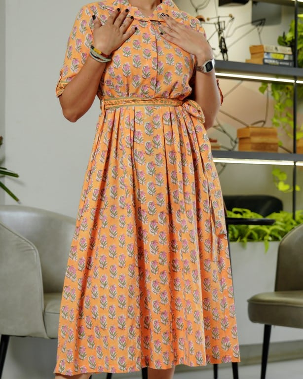 Dusty Orange Dress