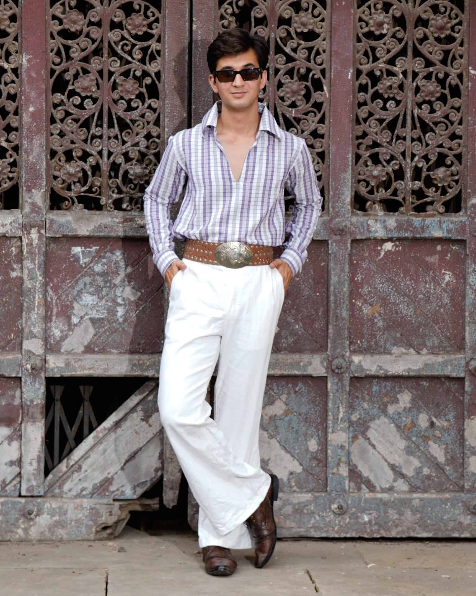 Purple Petunia Retro Shirt Main image