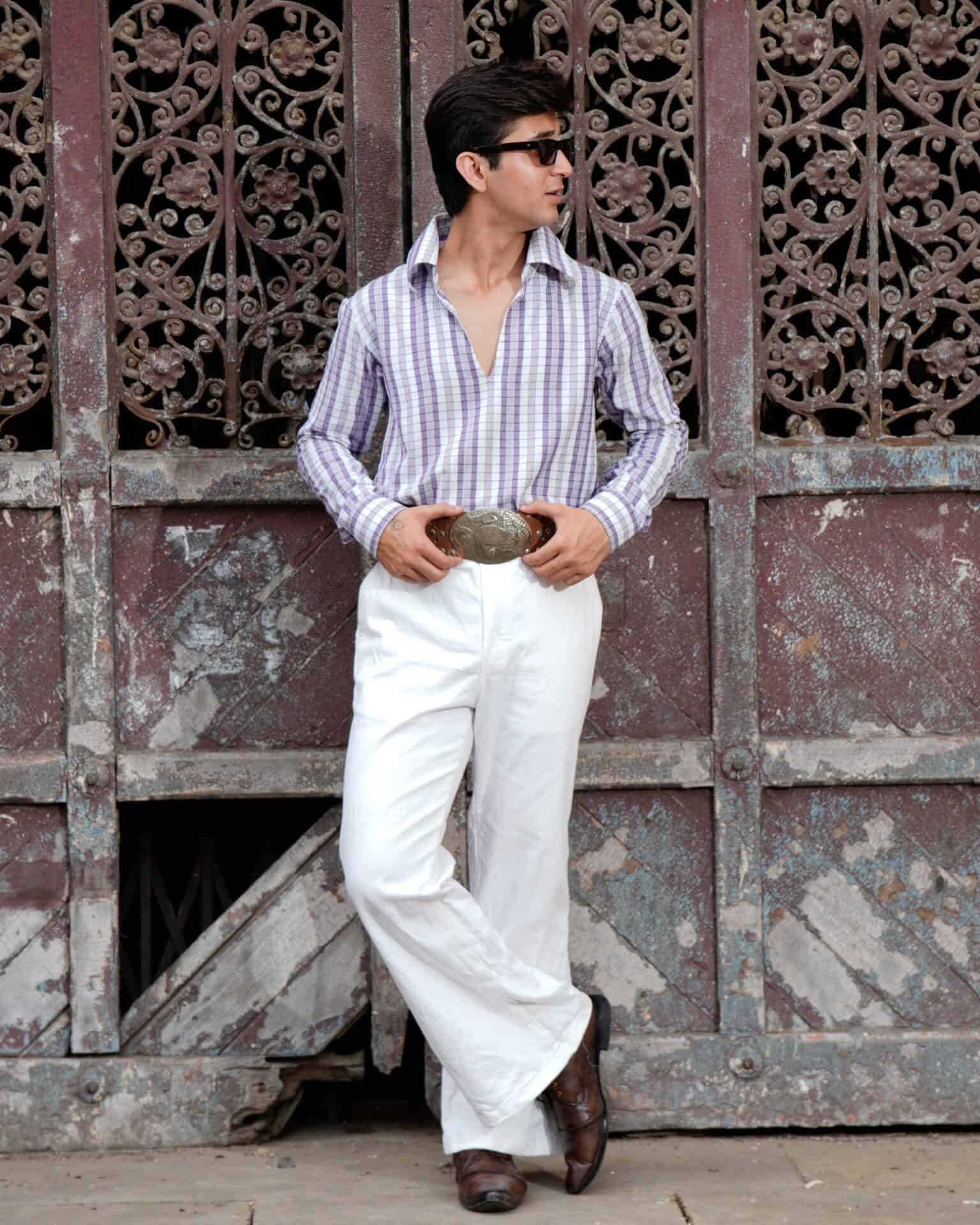 Purple Petunia Retro Shirt Secondary image