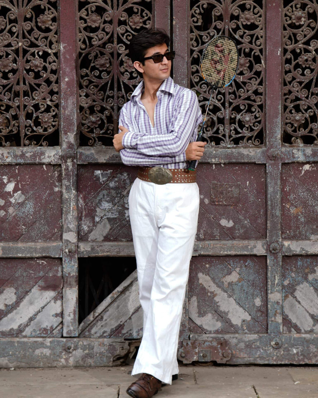 Purple Petunia Retro Shirt