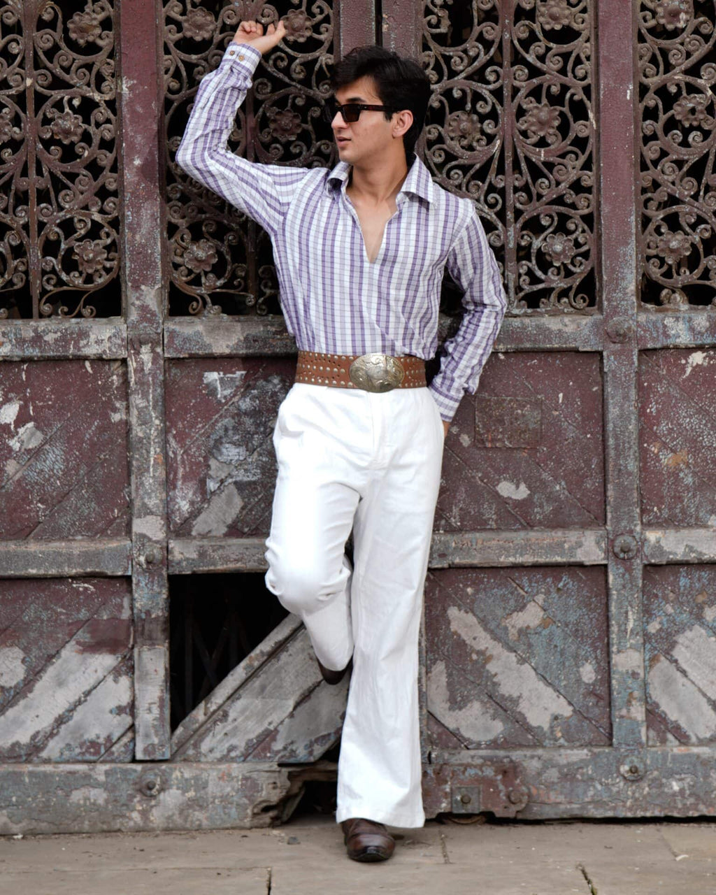 Purple Petunia Retro Shirt