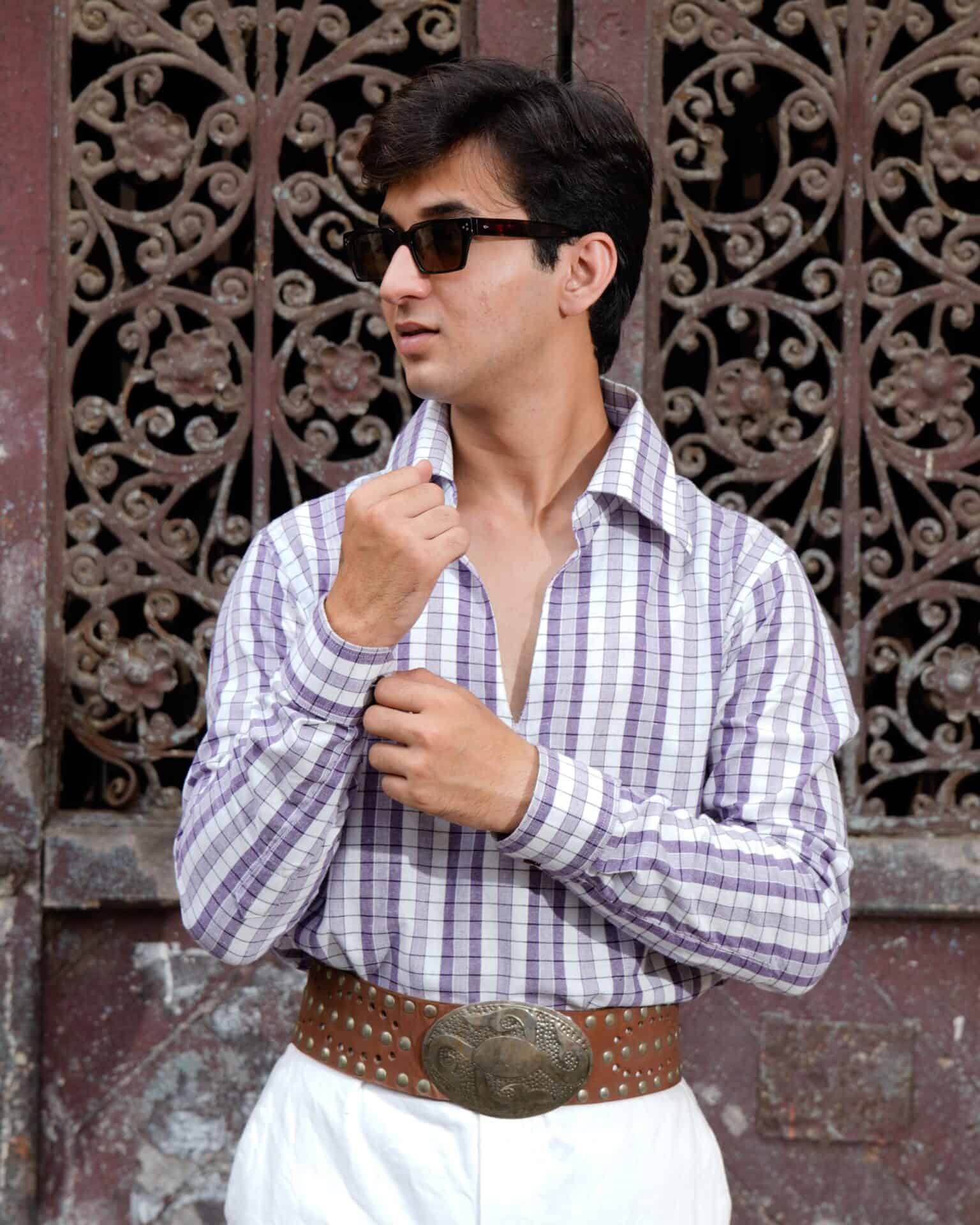 Purple Petunia Retro Shirt