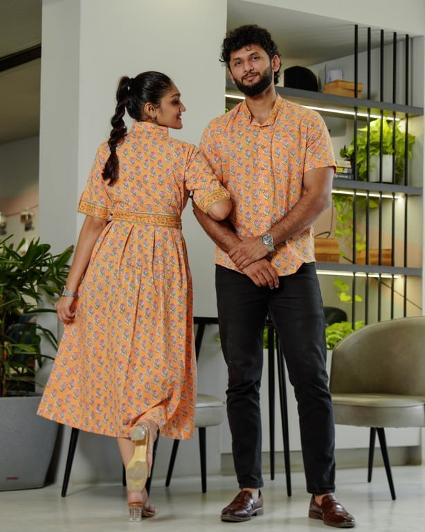 Dusty Orange Couple Set