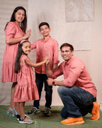 Starry Pink Short Family Set