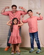 Starry Pink Short Family Set