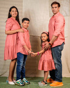 Starry Pink Short Family Set