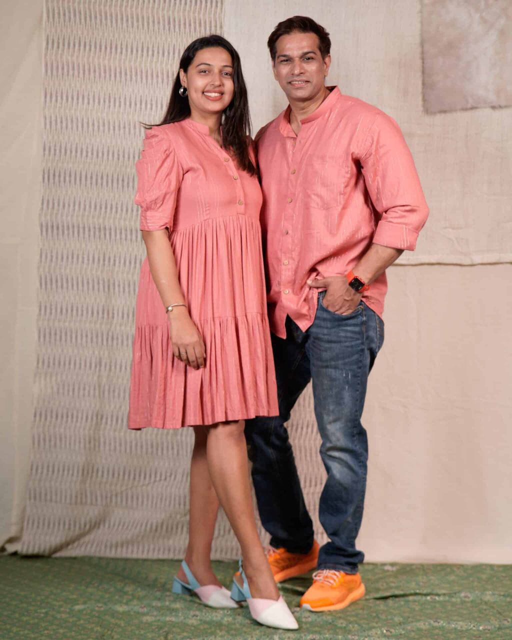 Starry Pink Short Family Set