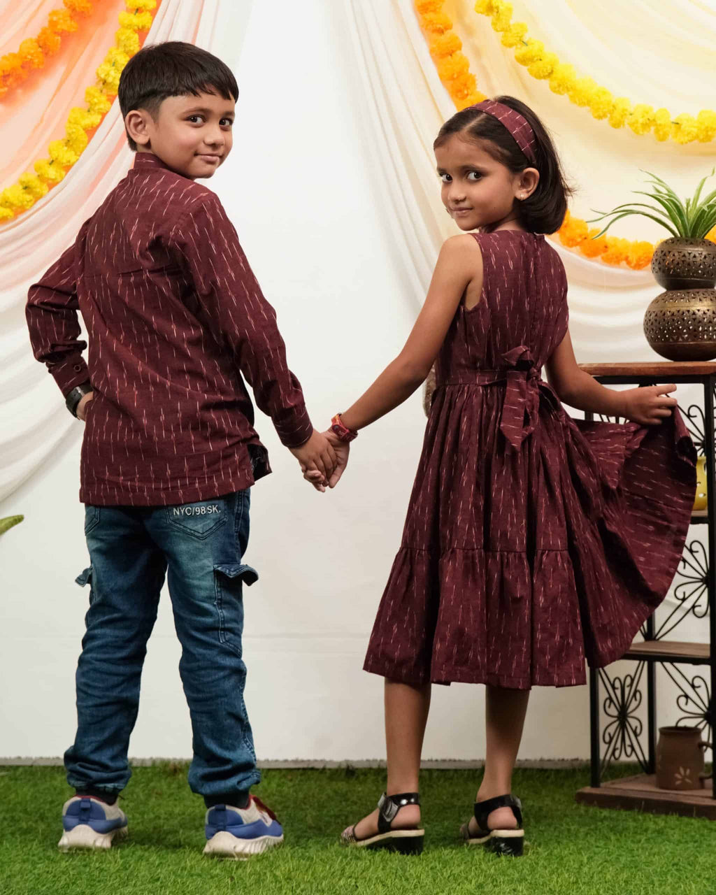 Maroon Glorious Father Kid Twining