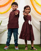 Maroon Glorious Father Kid Twining