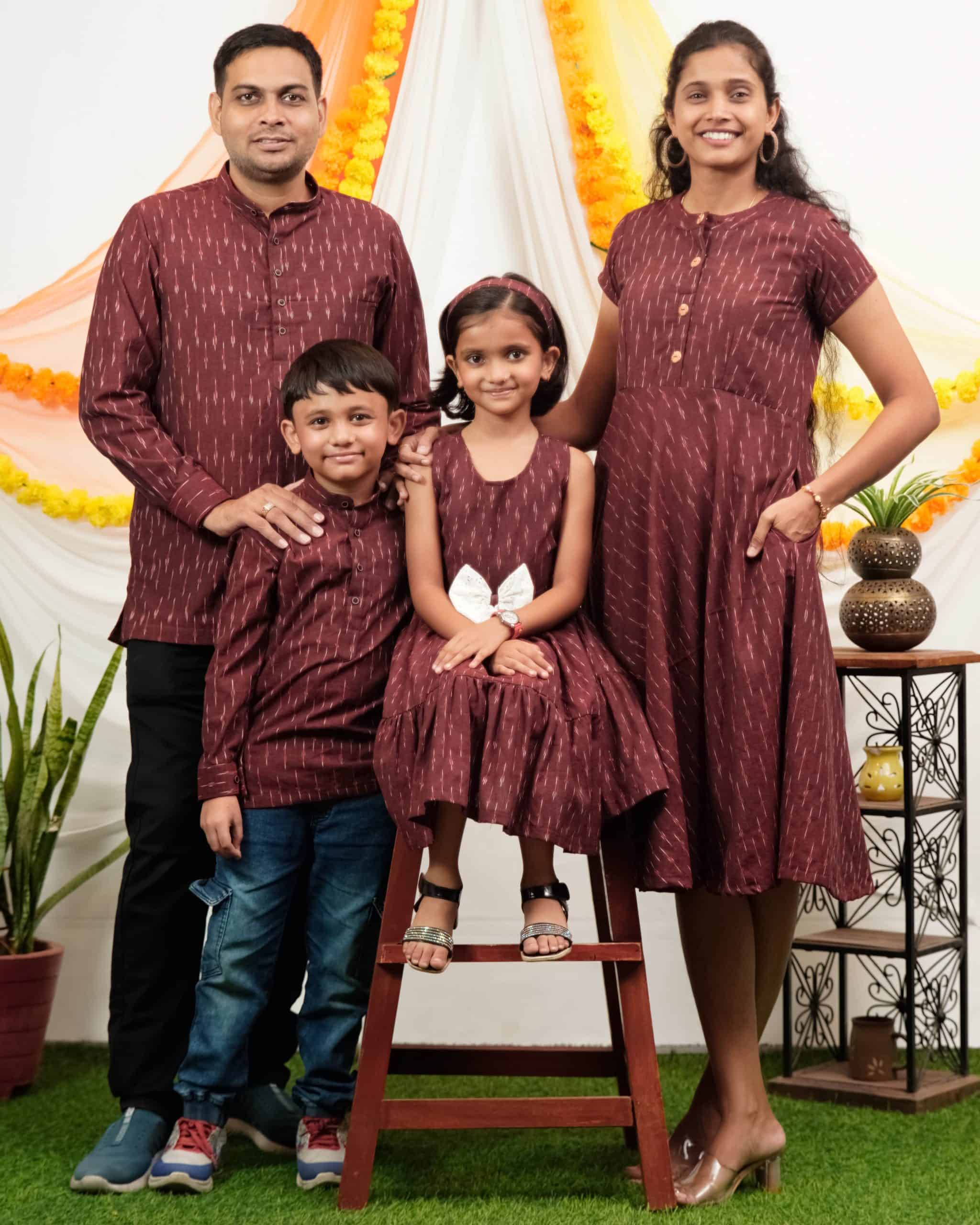 Maroon Glorious Family Set