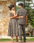 Black Floral Kiara Couple