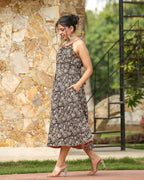 Black Floral Kiara Dress
