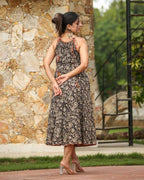 Black Floral Kiara Dress